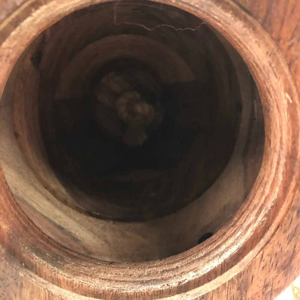 Modern Wood Bird House Egg Shaped